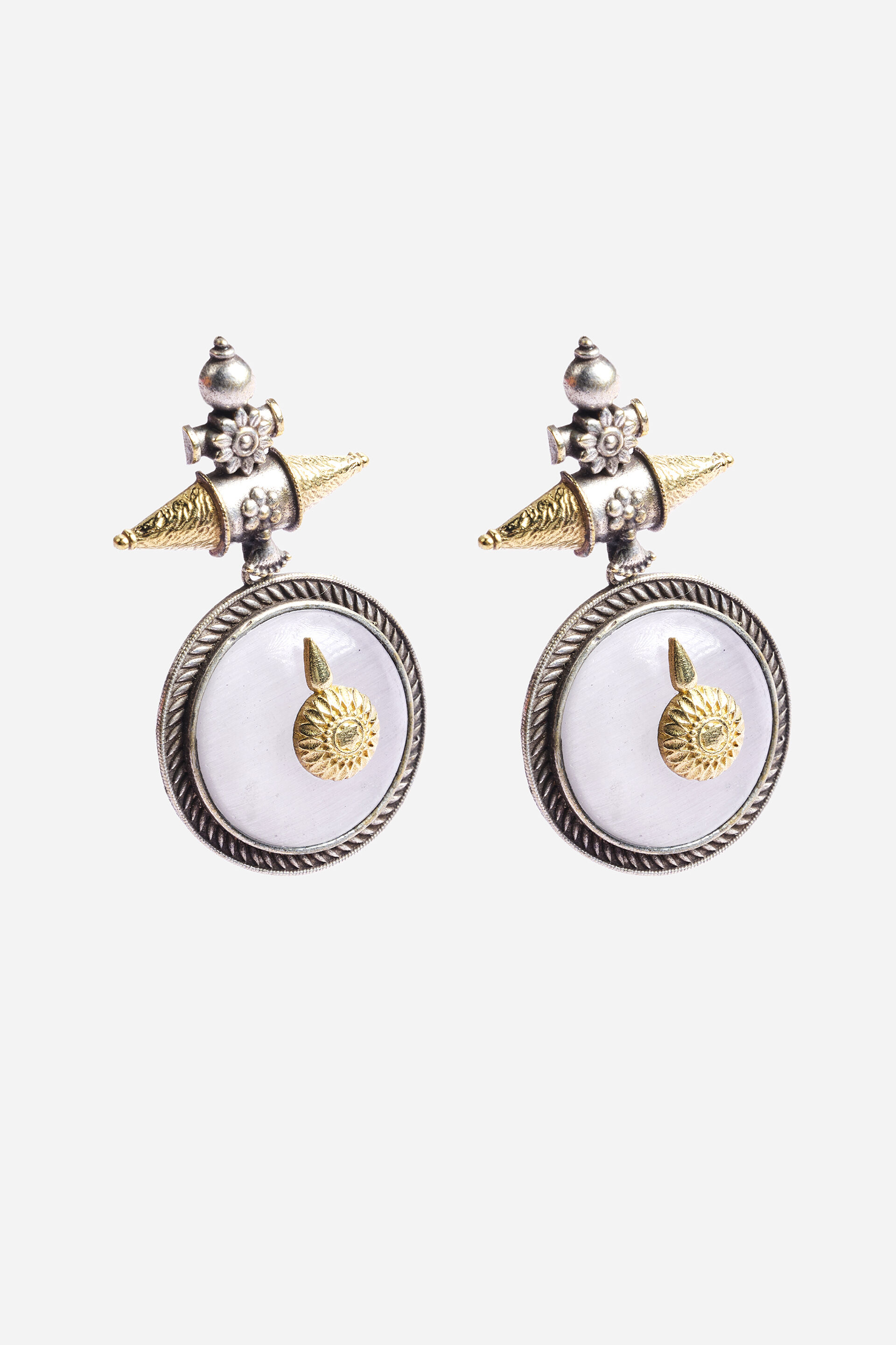 Like-a-full-moon Danglers, , image 2